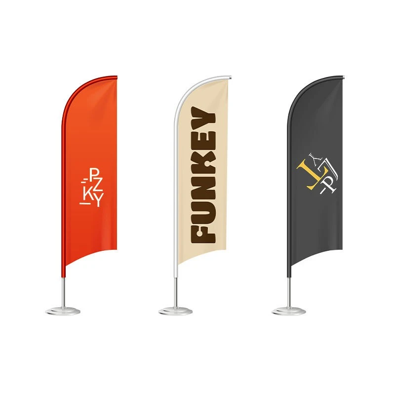 علم الشاطئ من ريش الطاولة