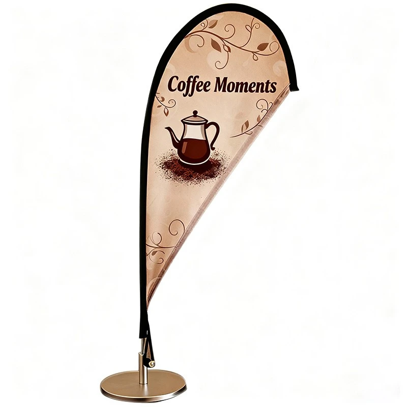 علم الشاطئ على شكل دمعة